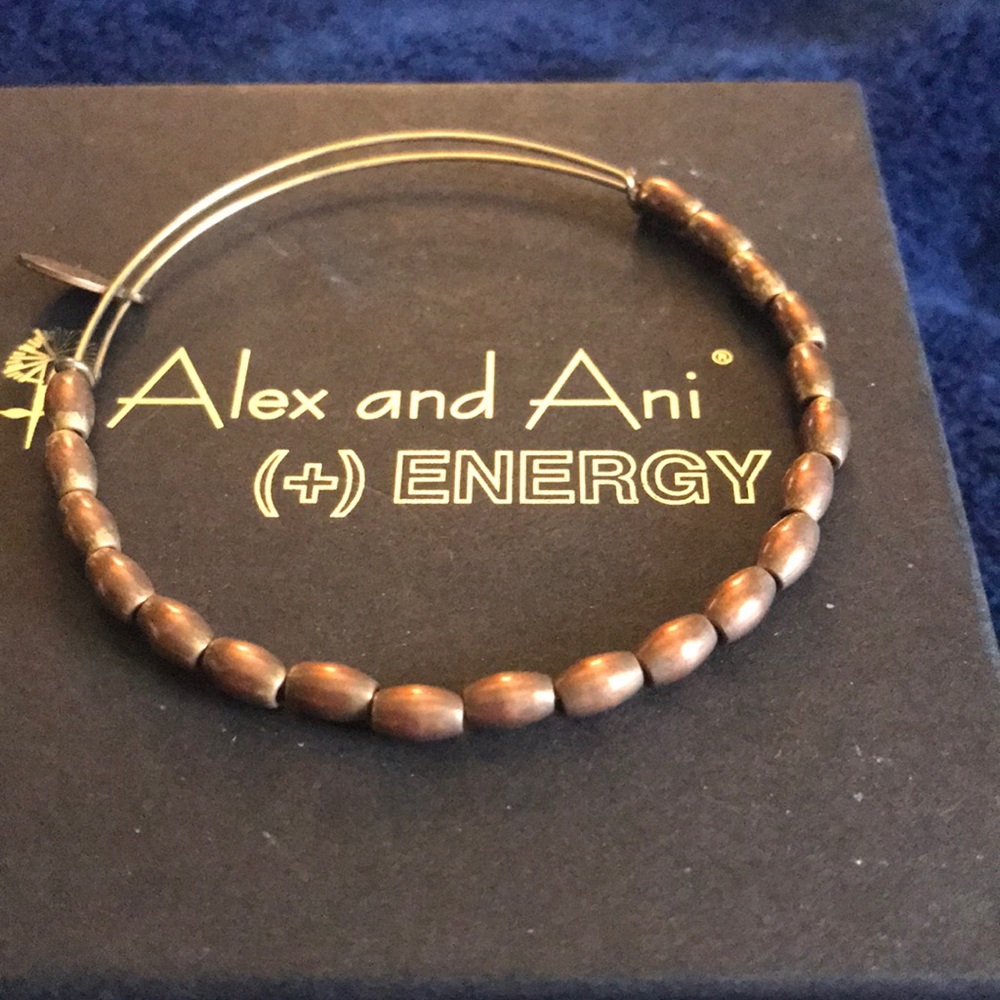 Gold beeded Alex and Ani Bracelet